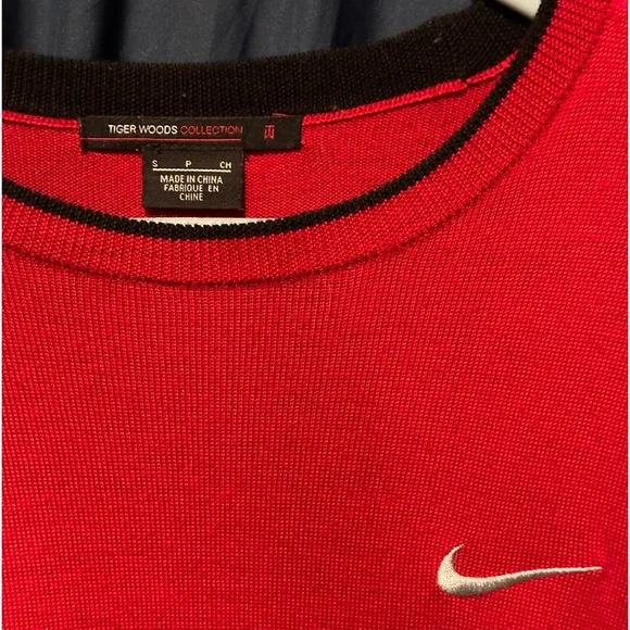 Nike Tiger Woods collection knit long sleeve sweatshirt